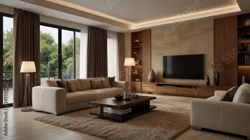Modern living room interior design (4)