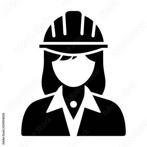 Construction Builder Engineer Worker vector icon 