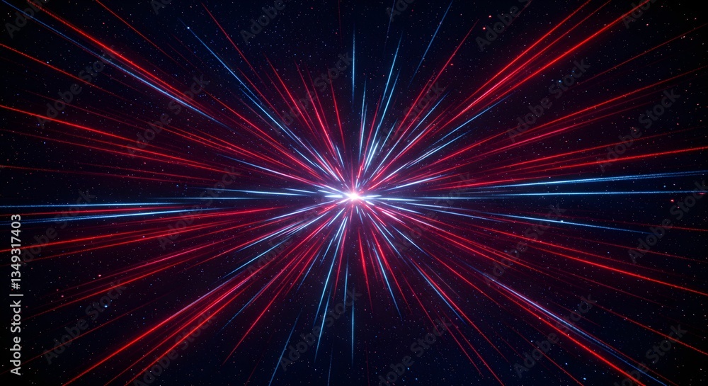Fototapeta premium Cosmic Light Burst