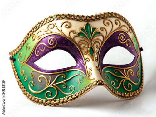 Mardi gras festive carnival mask