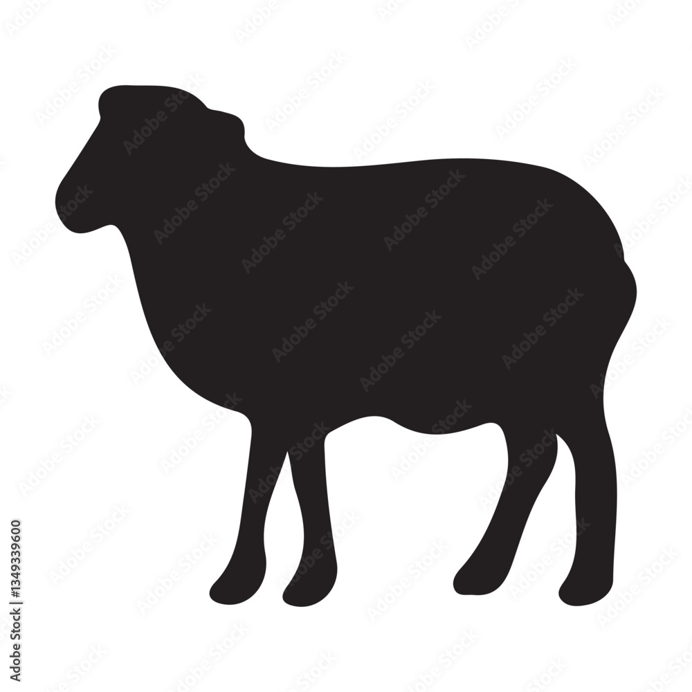 sheep silhouette sheep silhouette
