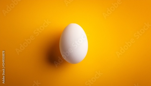 egg on YELLOW background