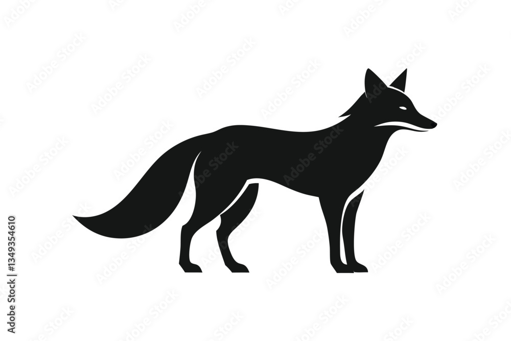 vector illustration of a fox vector illustration of a fox