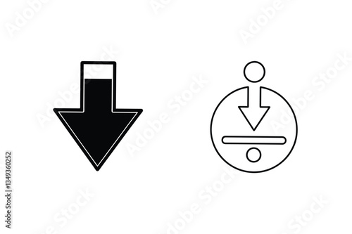 Download Icons Arrow, Symbols, Interface, Digital, Data, Transfer, Graphic, Design, UI, UX
