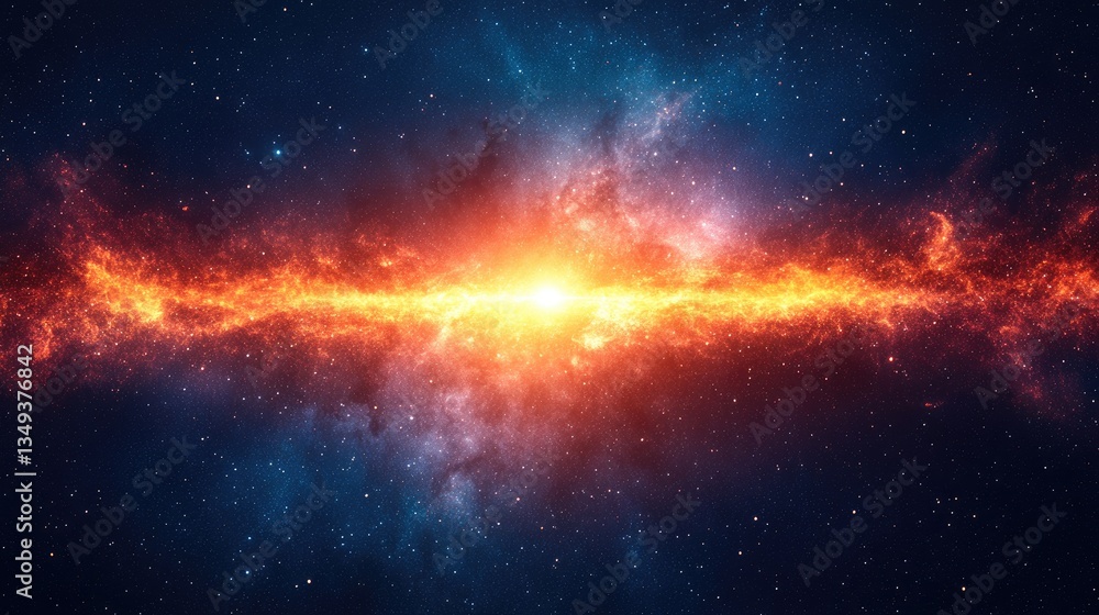 Cosmic explosion in nebulae, vibrant colors in space. Possible stock use Cosmic explosion in nebulae, vibrant colors in space. Possible stock use
