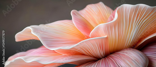 Wallpaper Mural Delicate, Textured Floral Detail Torontodigital.ca