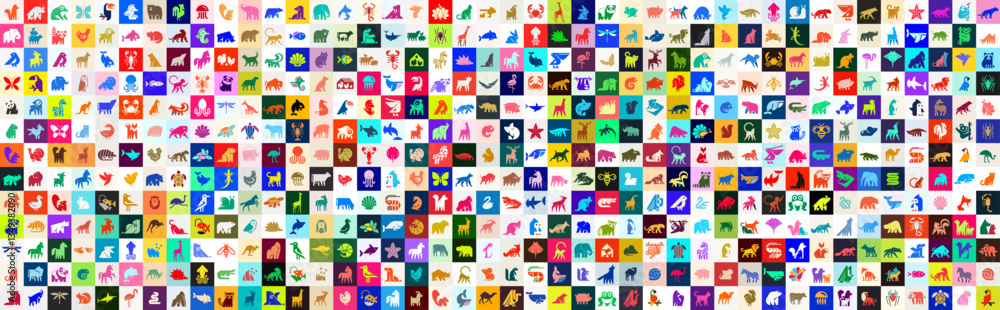 Mega collection Logos Animals. Animal logo set. Geometrical abstract logos. Icon design
Mega collection Logos Animals. Animal logo set. Geometrical abstract logos. Icon design