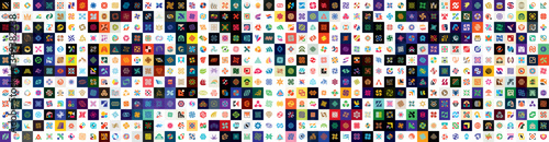 Mega collection Logos Abstract. Geometrical abstract logos. Icon design	