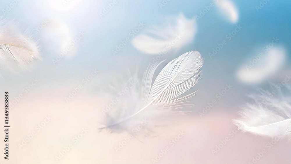 Smooth pastel backdrop with soft floating dust par Smooth pastel backdrop with soft floating dust par