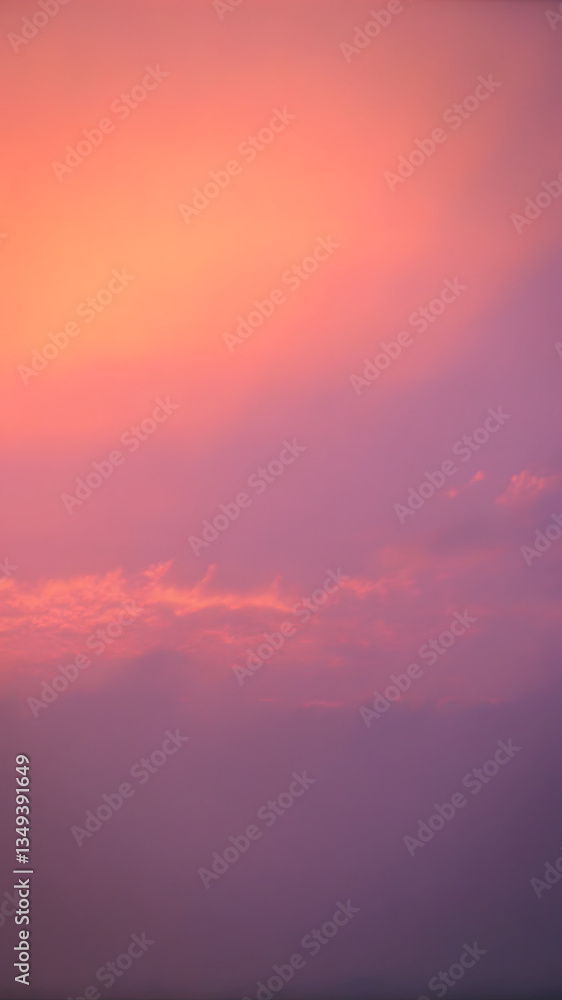 Obraz premium Soft focus sunset gradient with natural warm tones