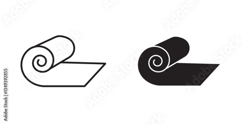 yoga mat icon