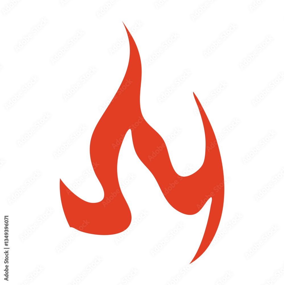 Fire Illustration Set Fire Illustration Set