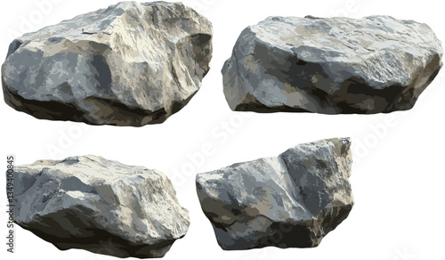 Vector rock stone shape PNG, hard rock texture, transparent background, stone design, natural rock, stone illustration, geology vector, rocky shape, geological element