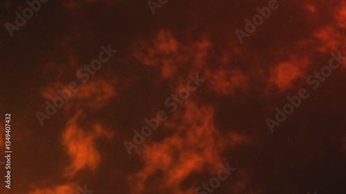 animated Blurry orange and red fire particles background perfect for vibrant designs, digital art, fiery concepts, energy themes, dynamic graphics 