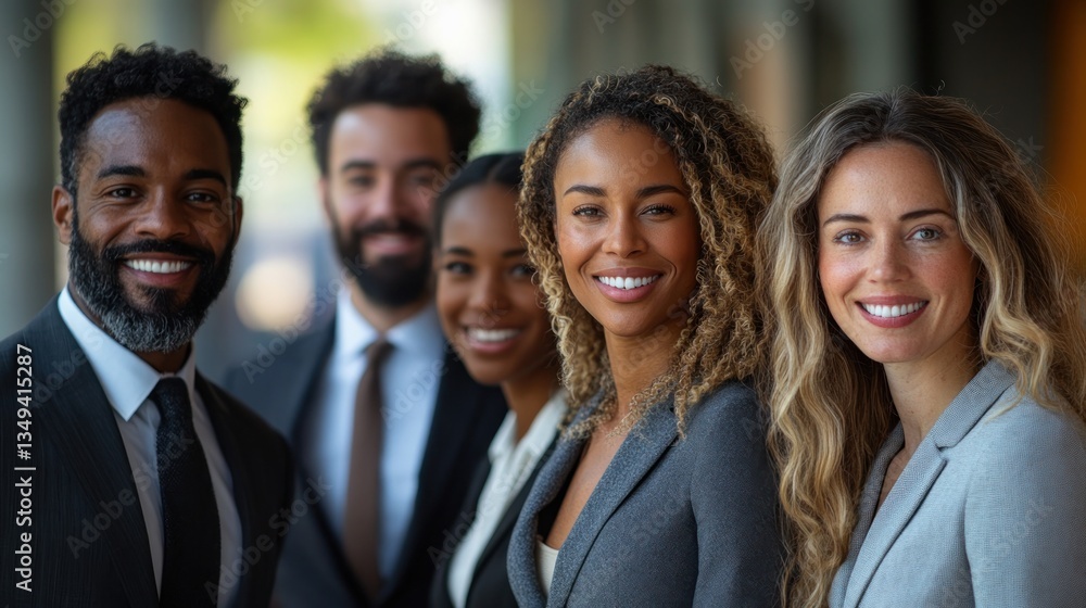 Successful Diverse Business Team Portrait Successful Diverse Business Team Portrait