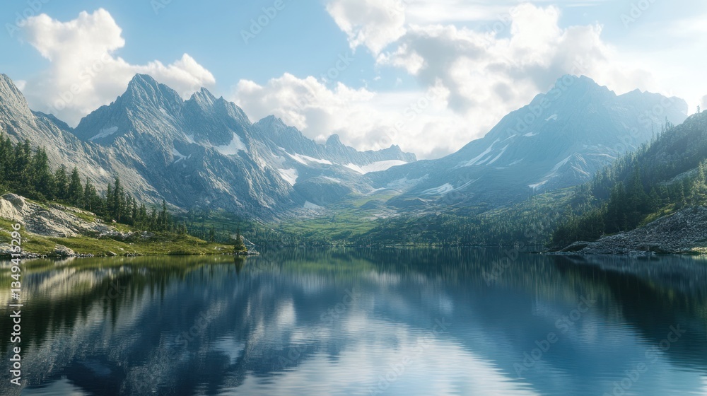 Mountain Lake Serenity Mountain Lake Serenity