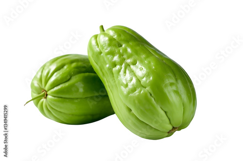chayote isolated on transparent background