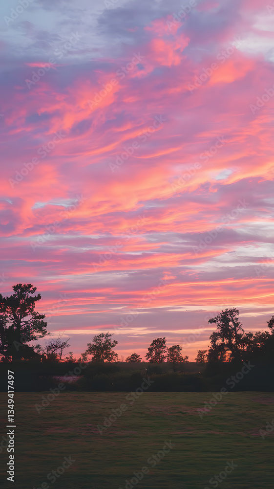 Fototapeta premium sunset in the mountains