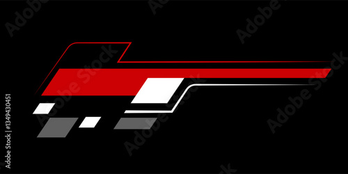 racing team trendy fashionable vector t-shirt and apparel design, typography, print, poster. Global swatches.