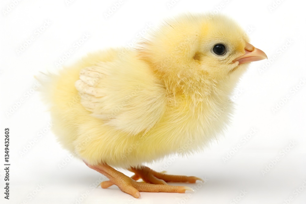 Fototapeta premium Easter chick isolated on transparent background