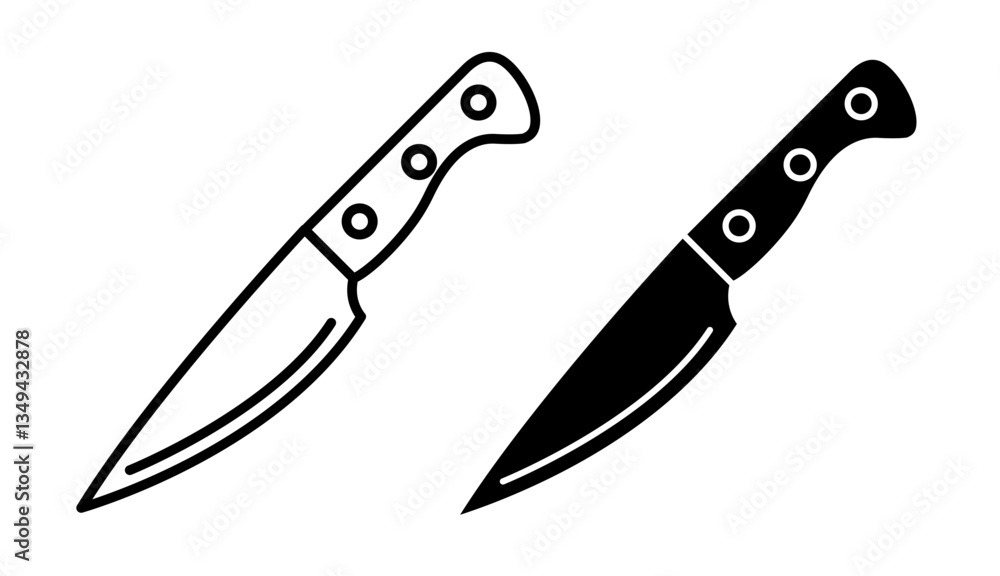knife icons pack. vector illustrations designs knife icons pack. vector illustrations designs