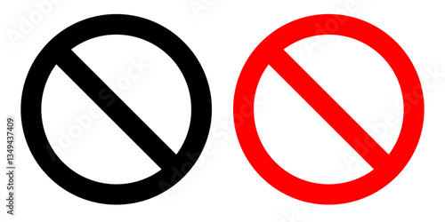 Stop signs pack. vector illustrations designs icons pack. vector illustrations designs