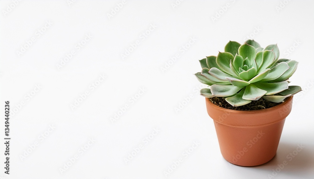Fototapeta premium Small plants potted PPT picture