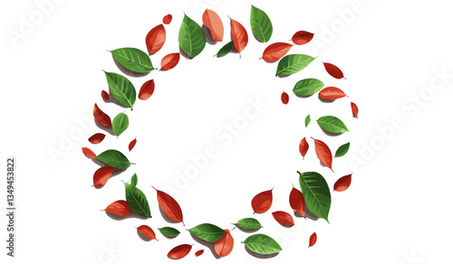 Realistic vector leafs flying swirl movement cutout png, swirling leaves, nature background, dynamic leaf motion, green leaf graphics, transparent swirl, falling leaves design, autumn decor