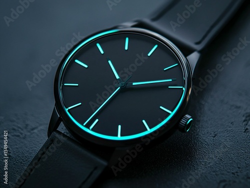 Wallpaper Mural Glowing Wristwatch Torontodigital.ca