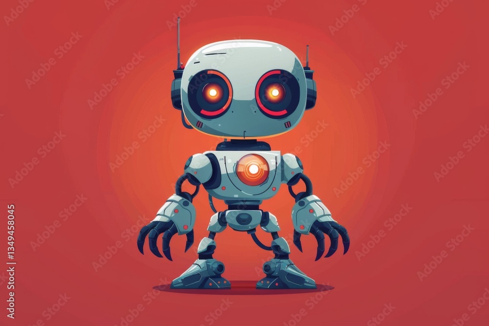 robot motifs illustrations featuring robots and robotic themes robot motifs illustrations featuring robots and robotic themes