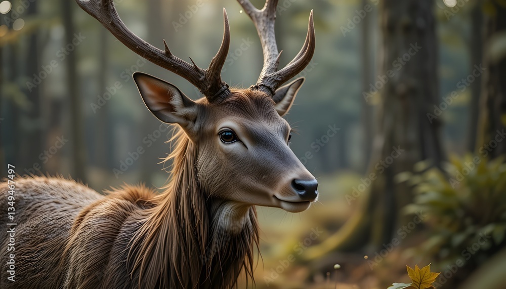 Fototapeta premium deer in the woods