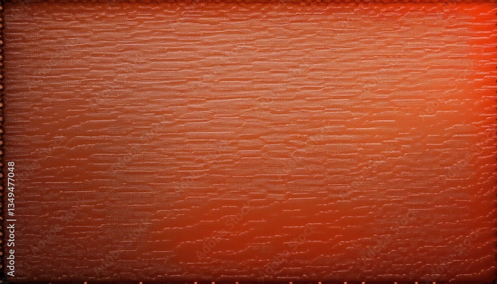 Fototapeta premium textured orange surface with fine horizontal ripples, warm-toned abstract background for design, digital art, and print media