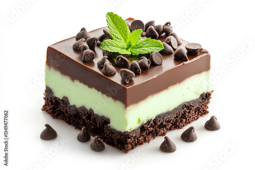 mint double chocolate dessert