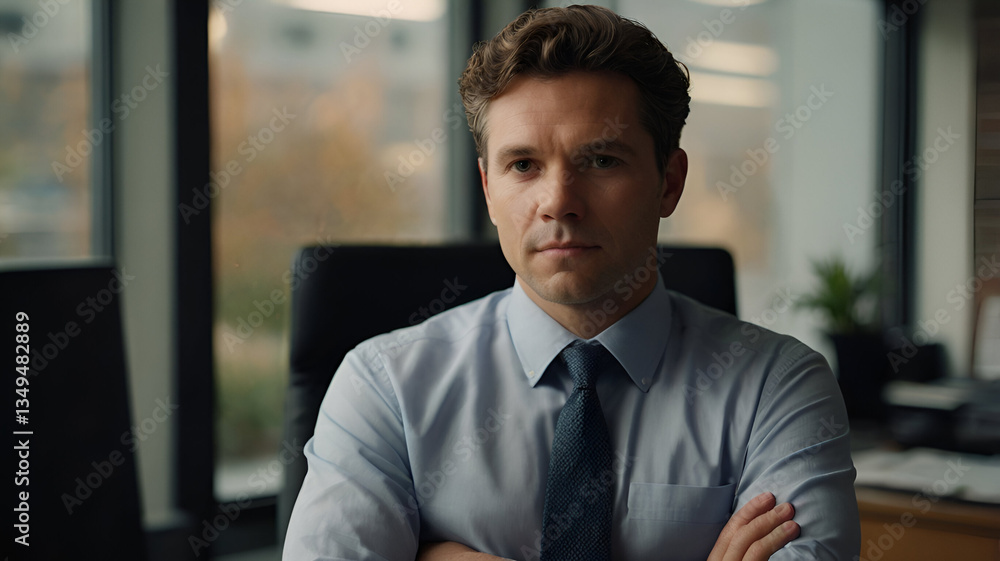 Realistic Professional Portrait – Confident, Genuine Expression Realistic Professional Portrait – Confident, Genuine Expression