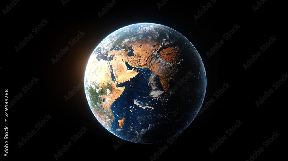 Stunning View of Earth from Space: A Breathtaking Celestial Panorama Stunning View of Earth from Space: A Breathtaking Celestial Panorama