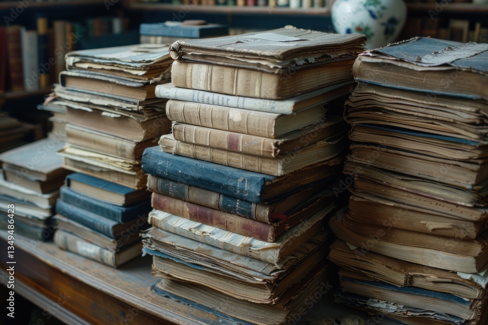 Aged book pages show rich textures and soft typography, glowing warmly under gentle, diffused light Aged book pages show rich textures and soft typography, glowing warmly under gentle, diffused light