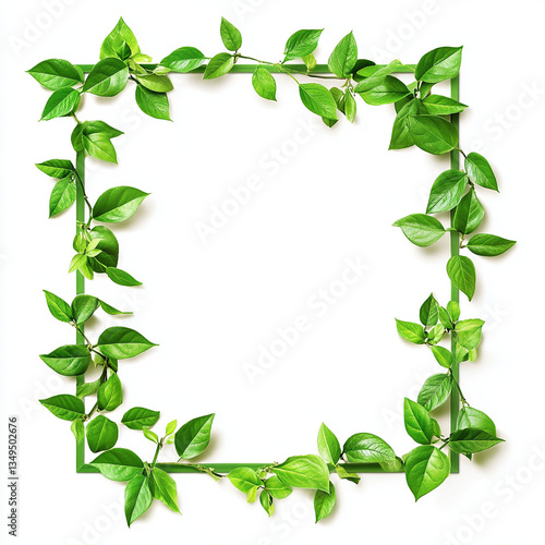 green leaf frame