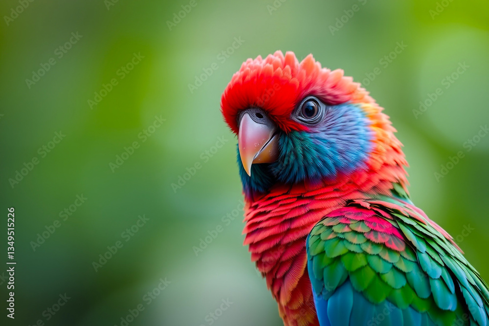 Vibrant Quetzal Plumage Displayed on a Tree Branch, Showcasing Its Bright Colors and Exotic Beauty in a Natural Forest Setting Vibrant Quetzal Plumage Displayed on a Tree Branch, Showcasing Its Bright Colors and Exotic Beauty in a Natural Forest Setting