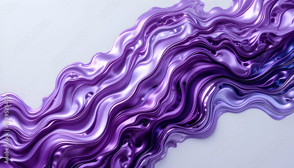 Abstract purple metallic liquid wave background fluid design modern art smooth silky texture elegant flow dynamic swirl 3D render Abstract purple metallic liquid wave background fluid design modern art smooth silky texture elegant flow dynamic swirl 3D render