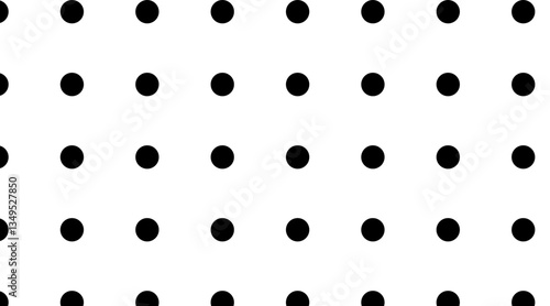 texture for note or notebook. black sheet paper. white mesh pattern. seamless Polka dot background. vector texture for note or notebook.