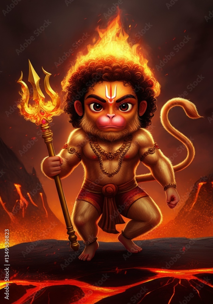 Fototapeta premium Lord hanuman