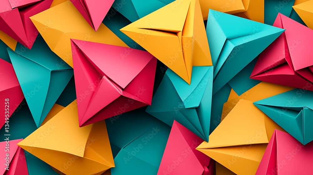 Colorful geometric shapes background Colorful geometric shapes background