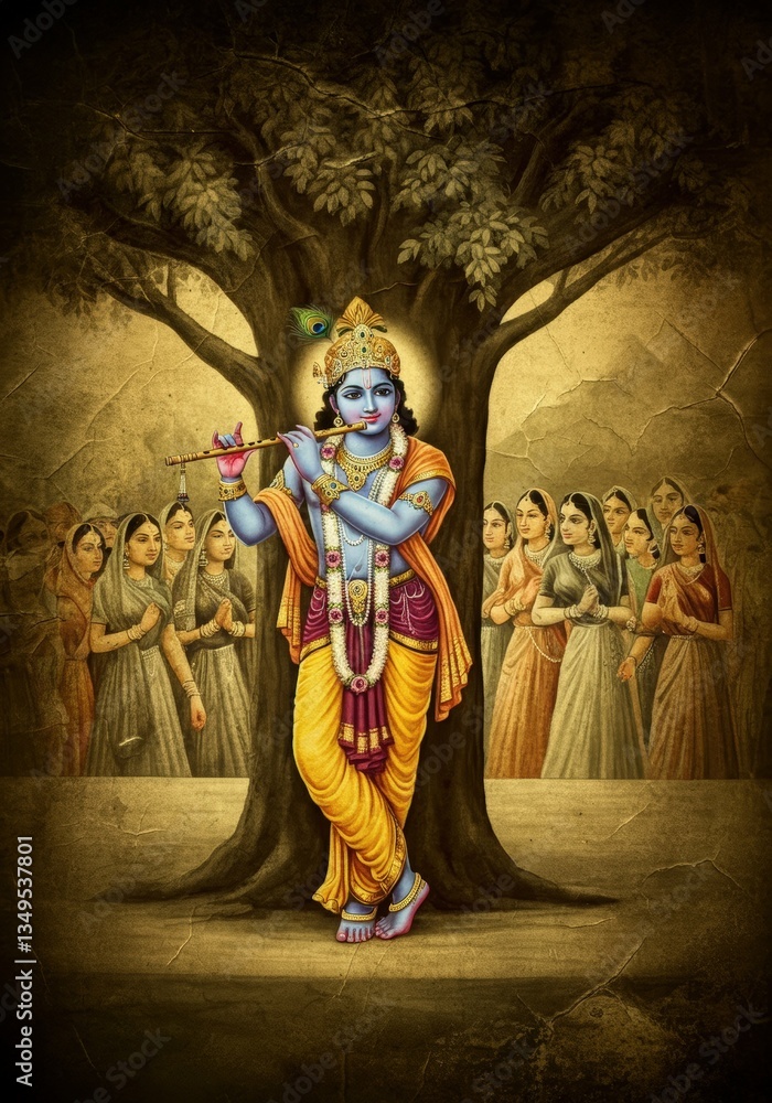 Fototapeta premium Lord Krishna 