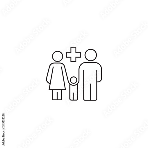 single outline icons family health related to healthcare and medical. Linier icons collection. editable stroke. Vector illustration