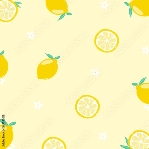 Bright yellow sticky note background with several lemons.