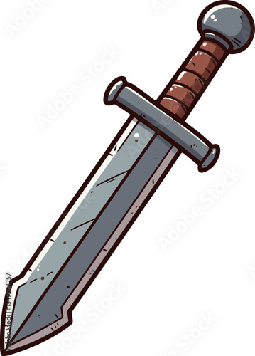 シンプルな大剣のイラスト