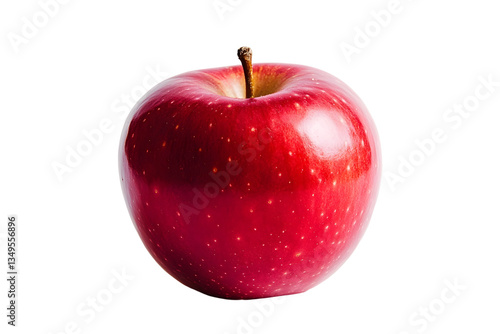 Close up of a fresh crisp red apple