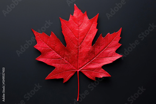 Maple Leaf - A lobed leaf known for its brilliant fall colors, a distinct palmate shape with pointed lobes and turns red, orange, or yellow in autumn
