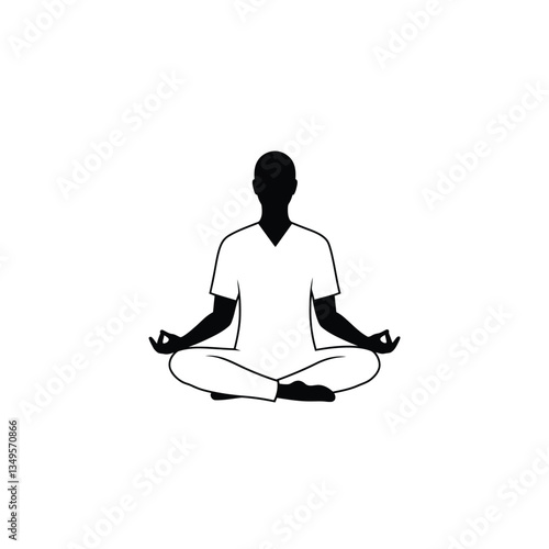 yoga woman silhouette