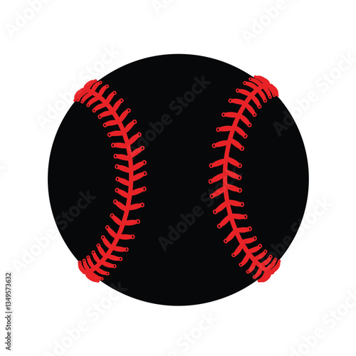 red baseball ball